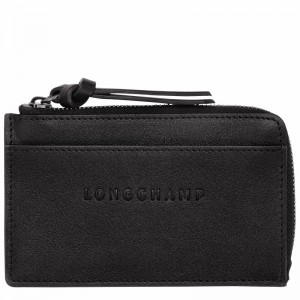 Longchamp 3D Kortholder Dame Sort Danmark | 30034HCV001