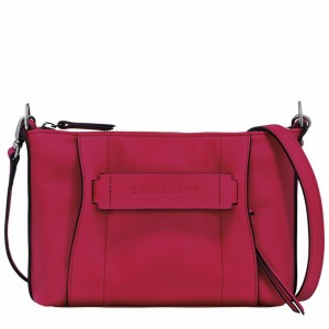 Longchamp 3D S Crossbody Taske Dame Fuchsia Danmark | 10199HCVJ13