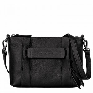 Longchamp 3D S Crossbody Taske Dame Sort Danmark | 10199HCV001