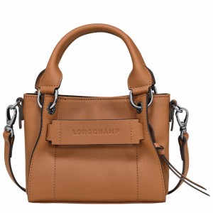 Longchamp 3D XS Håndtaske Dame Beige Danmark | 10254HCV016