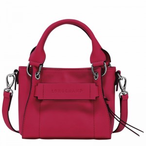 Longchamp 3D XS Håndtaske Dame Fuchsia Danmark | 10254HCVJ13