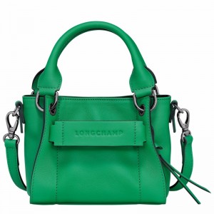 Longchamp 3D XS Håndtaske Dame Grøn Danmark | 10254HCV129