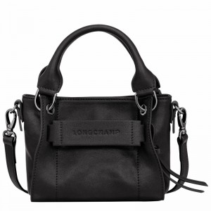 Longchamp 3D XS Håndtaske Dame Sort Danmark | 10254HCV001