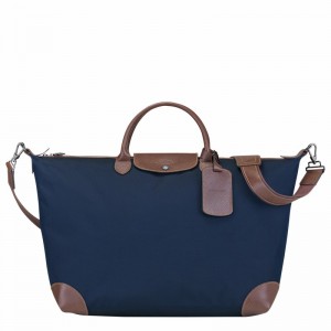 Longchamp Boxford S Rejsetasker Dame Blå Danmark | L1624080127