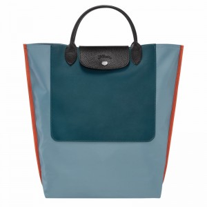 Longchamp Cabas Longchamp M Muleposer Dame Blå Danmark | 10264093427