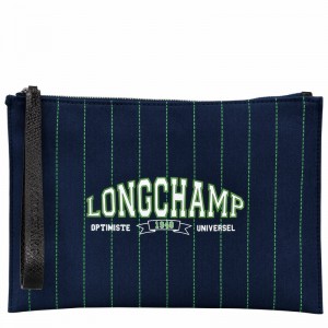 Longchamp Essential Pouches Dame Mørkeblå Danmark | 34136HFD006