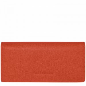 Longchamp Le FOULONNÉ Continental Pung Dame Orange Danmark | L3044021685