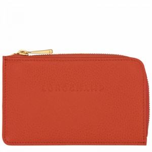 Longchamp Le FOULONNÉ Kortholder Dame Orange Danmark | 30036021685