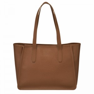 Longchamp Le FOULONNÉ L Muleposer Dame Caramel Danmark | 10190021121