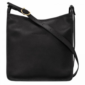 Longchamp Le FOULONNÉ M Crossbody Taske Dame Sort Danmark | 10140021001