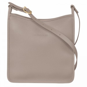 Longchamp Le FOULONNÉ M Crossbody Taske Dame Grå Danmark | 10140021P55