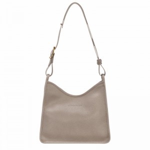 Longchamp Le FOULONNÉ M Hobo Taske Dame Grå Danmark | 10155021P55