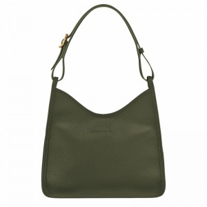 Longchamp Le FOULONNÉ M Hobo Taske Dame Khaki Danmark | 10155021892