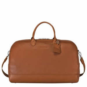 Longchamp Le FOULONNÉ M Rejsetasker Herre Caramel Danmark | L1302021F72-