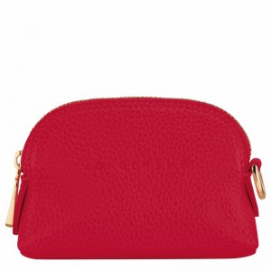 Longchamp Le FOULONNÉ Møntpung Dame Rød Danmark | L3686021C39