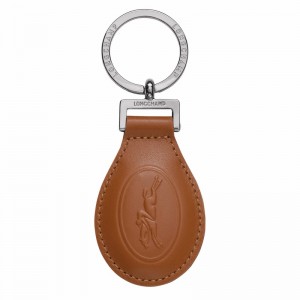 Longchamp Le FOULONNÉ Nøgleringe Dame Caramel Danmark | L6926078F72