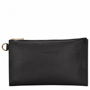 Longchamp Le FOULONNÉ Pouches Dame Sort Danmark | L2541021001