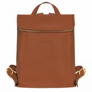 Longchamp Le FOULONNÉ Rygsække Dame Caramel Danmark | 10195021121