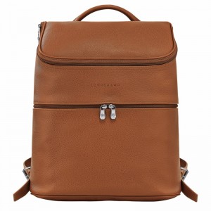 Longchamp Le FOULONNÉ Rygsække Dame Caramel Danmark | L1617021F72