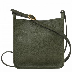 Longchamp Le FOULONNÉ S Crossbody Taske Dame Khaki Danmark | 10138021892