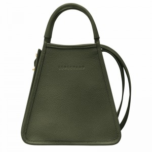 Longchamp Le FOULONNÉ S Håndtaske Dame Khaki Danmark | 10233021892