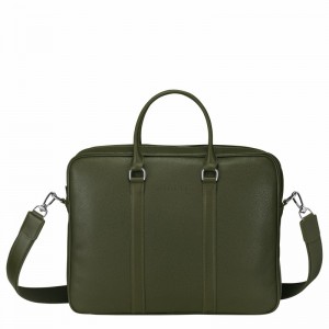 Longchamp Le FOULONNÉ S Mappe Dame Khaki Danmark | L2122021A23