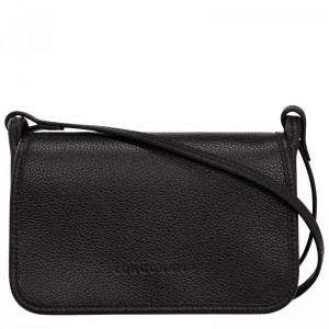 Longchamp Le FOULONNÉ XS Clutch Dame Sort Danmark | 10133021001