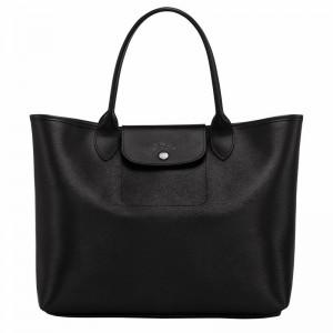 Longchamp Le Pliage City L Muleposer Dame Sort Danmark | 10182HYQ001