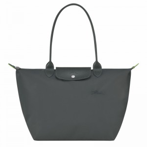 Longchamp Le Pliage Green L Muleposer Dame Dyb Grå Danmark | L1899919P66