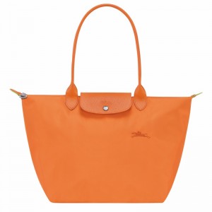 Longchamp Le Pliage Green L Muleposer Dame Orange Danmark | L1899919P54