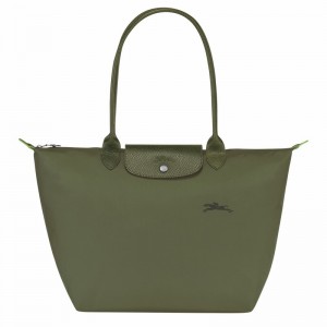 Longchamp Le Pliage Green L Muleposer Dame Grøn Danmark | L1899919479