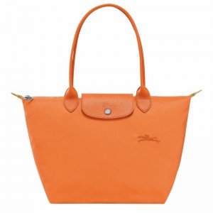 Longchamp Le Pliage Green M Muleposer Dame Orange Danmark | L2605919P54