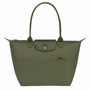 Longchamp Le Pliage Green M Muleposer Dame Grøn Danmark | L2605919479