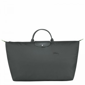 Longchamp Le Pliage Green M Rejsetasker Herre Dyb Grå Danmark | L1625919P66-