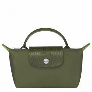 Longchamp Le Pliage Green Pouches Dame Grøn Danmark | 34175919479