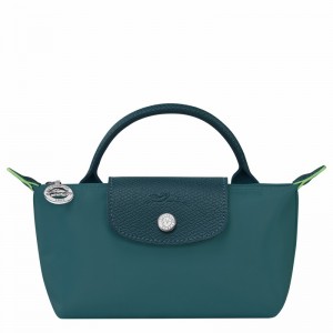 Longchamp Le Pliage Green Pouches Herre Påfugl Danmark | 34175919P89-