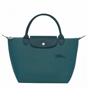 Longchamp Le Pliage Green S Håndtaske Dame Påfugl Danmark | L1621919P89