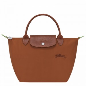 Longchamp Le Pliage Green S Håndtaske Dame Brune Danmark | L1621919504