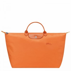 Longchamp Le Pliage Green S Rejsetasker Herre Orange Danmark | L1624919P54-