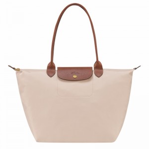 Longchamp Le Pliage Original L Muleposer Dame Hvide Danmark | L1899089P71