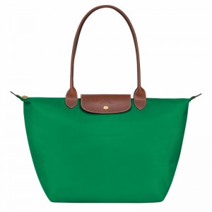 Longchamp Le Pliage Original L Muleposer Dame Grøn Danmark | L1899089P88