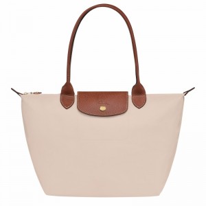 Longchamp Le Pliage Original M Muleposer Dame Hvide Danmark | L2605089P71