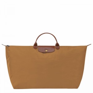 Longchamp Le Pliage Original M Rejsetasker Herre Khaki Danmark | L1625089P86-