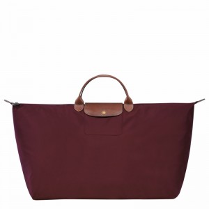 Longchamp Le Pliage Original M Rejsetasker Herre Bordeaux Danmark | L1625089P87-