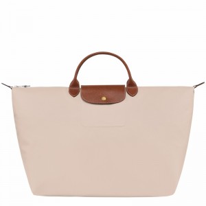 Longchamp Le Pliage Original S Rejsetasker Herre Hvide Danmark | L1624089P71-