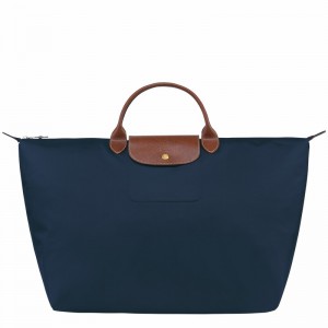 Longchamp Le Pliage Original S Rejsetasker Dame Mørkeblå Danmark | L1624089P68