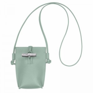 Longchamp Le Roseau Cover Dame Celadon Danmark | 34180HFP282