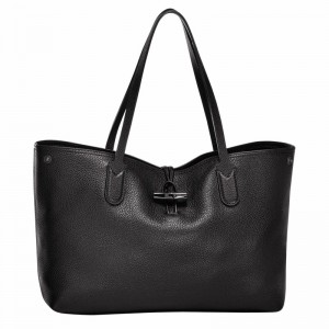 Longchamp Le Roseau Essential L Muleposer Dame Sort Danmark | L2686968001