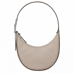 Longchamp Le Roseau Essential S Hobo Taske Dame Grå Danmark | 10217968266