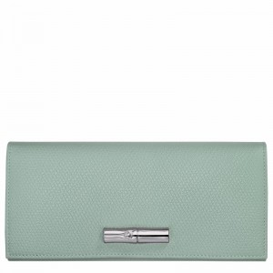 Longchamp Le Roseau Flap Pung Dame Celadon Danmark | L3044HFP282